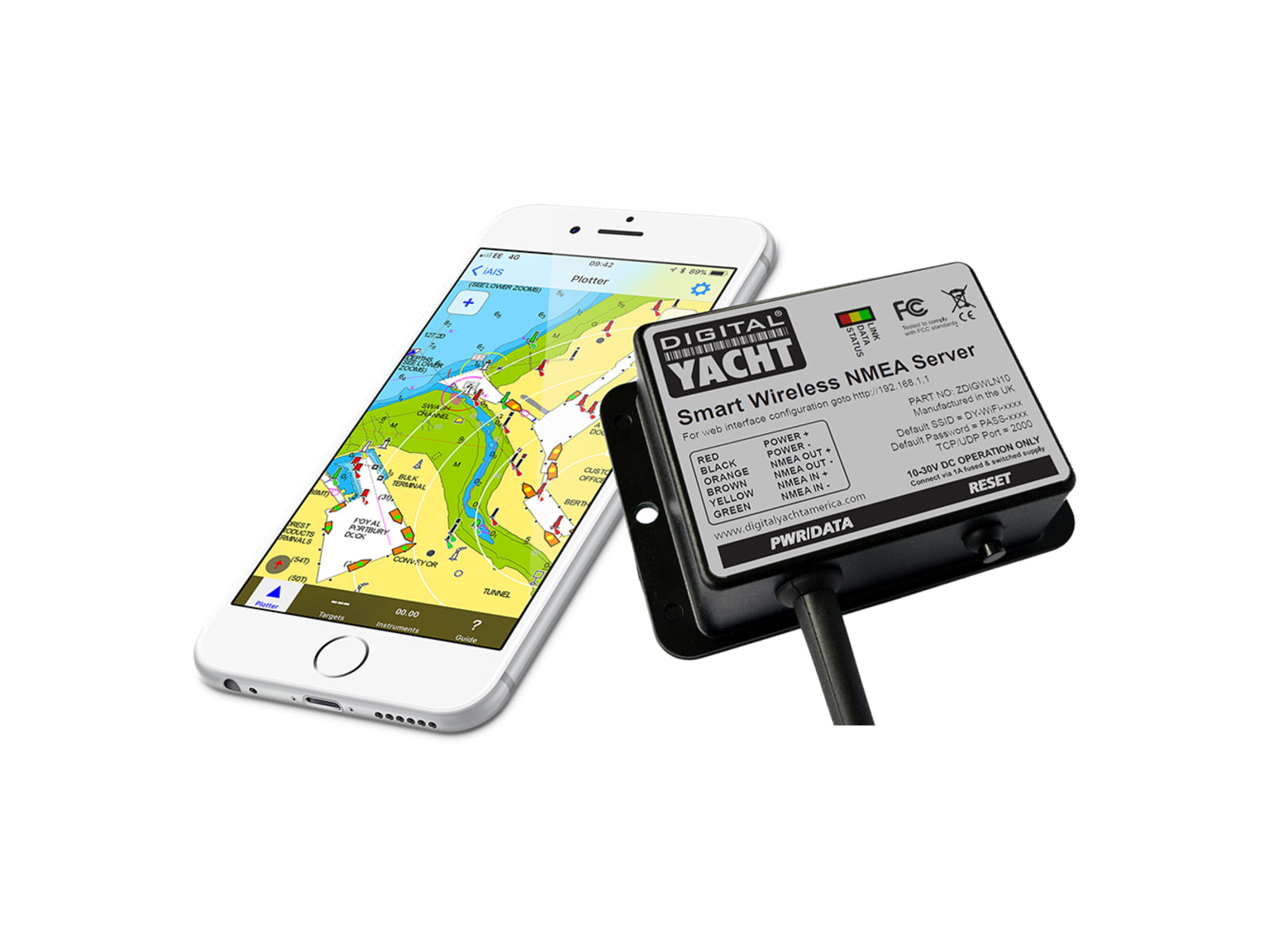 Digital Yacht WLN10 Smart NMEA to WiFi Converter - 4800 Baud ZDIGWLN10SM