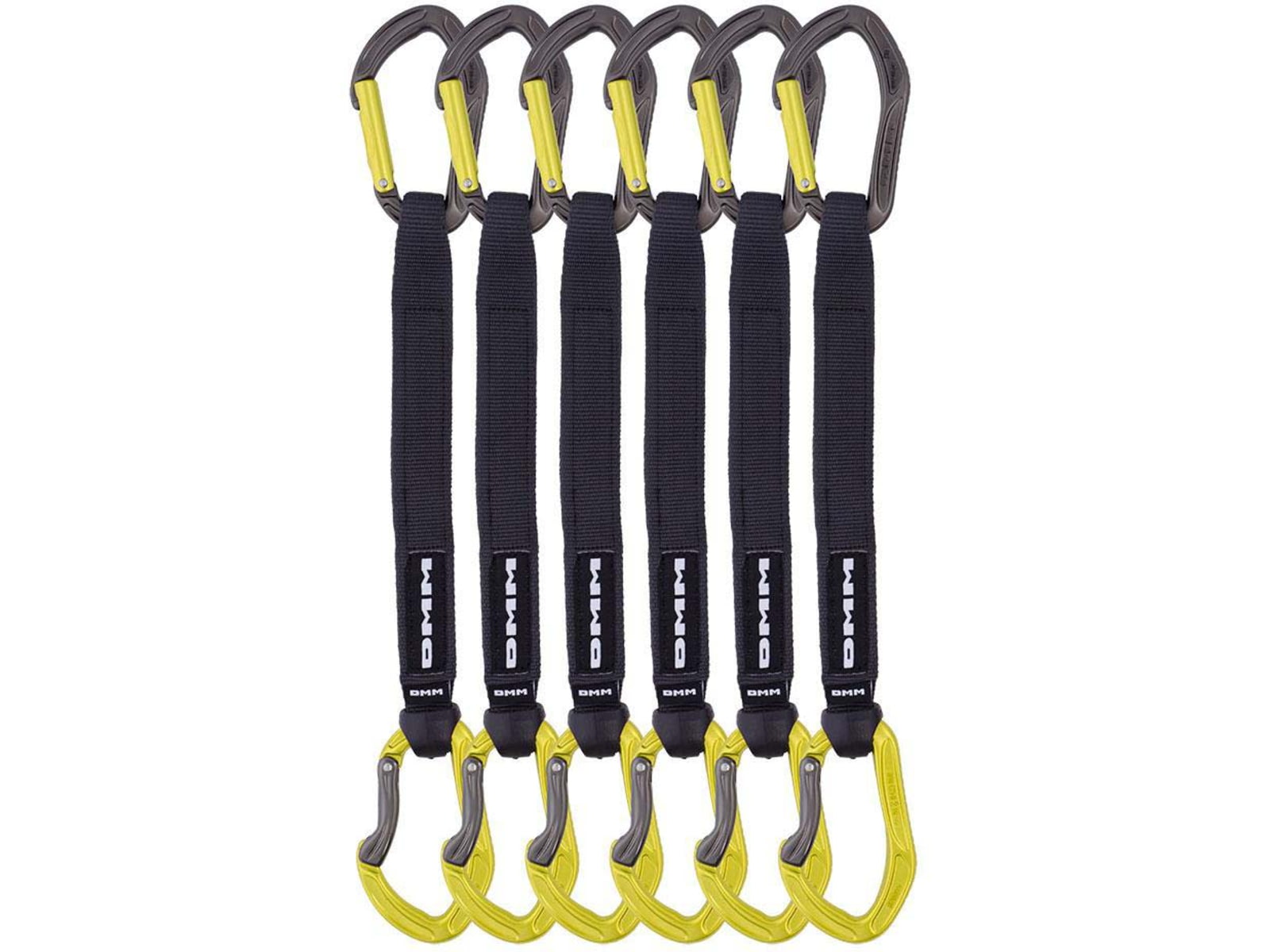 DMM Alpha Sport Quickdraw 6 Pack Titanium/Lime 25 cm
