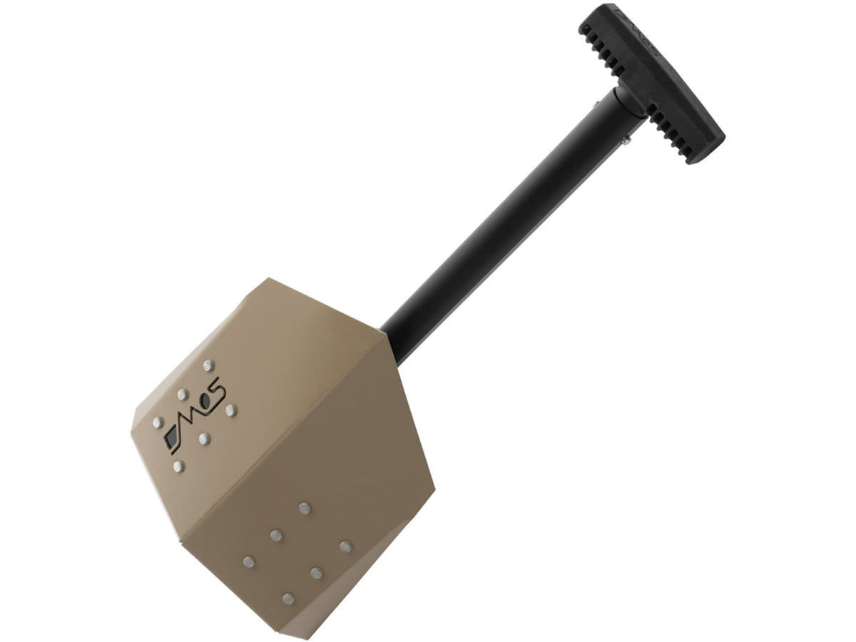 DMOS Delta Shovel 24 in x 11 in x 2.75in 14 Gauge Cold-Rolled Steel Blade Flat Dark Earth 20SU-DSST-FDBK
