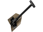 DMOS Delta Shovel 24 in x 11 in x 2.75in 14 Gauge Cold-Rolled Steel Blade Flat Dark Earth 20SU-DSST-FDBK
