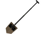 DMOS Delta Shovel 24 in x 11 in x 2.75in 14 Gauge Cold-Rolled Steel Blade Flat Dark Earth 20SU-DSST-FDBK