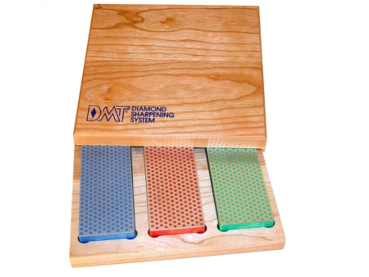 DMT Diamond Whetstone Set Hardwood Box 3 x 6 in. DMW6EFC