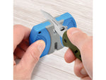 DMT InstaSharp Keychain Sharpener Blue Fine/Coarse Grit Clam Packed 20174