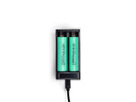 DNT Optics 18650 Flat Top Batteries w/ Charger 2