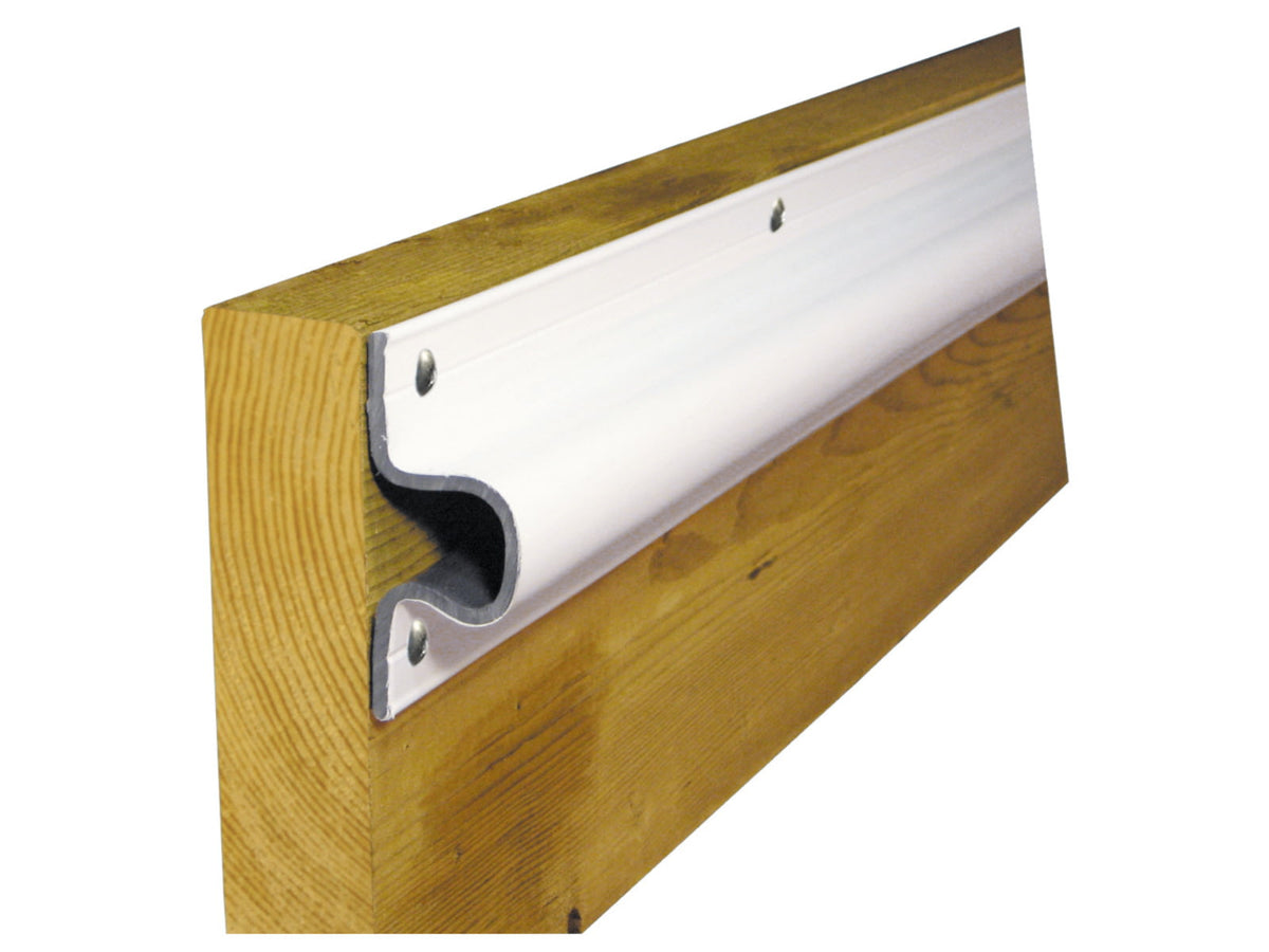 Dock Edge "C" Guard Economy PVC Profiles 10ft Roll - White 1132-F