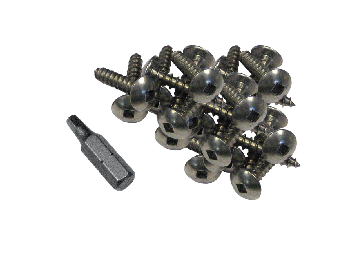 Dock Edge Steel Profile Fasteners 100 PCS 1" Stainless 1006-F