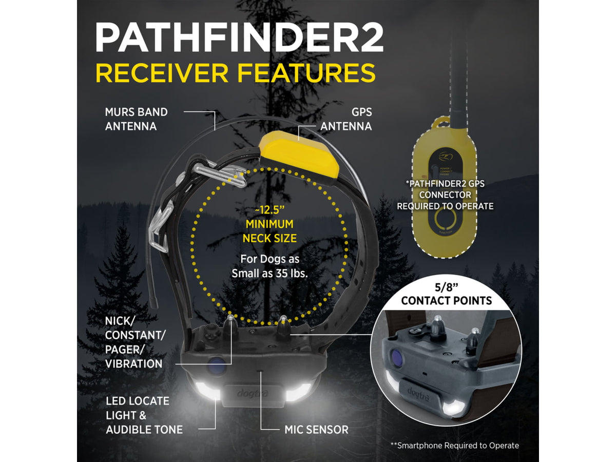 Dogtra Pathfinder2 Additional Receiver Black 1409827