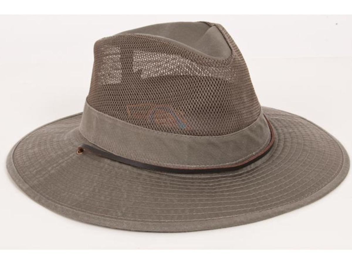 Dorfman Pacific Big Brim Safari Hat Olive Xl 864WM-OLIVE-XL