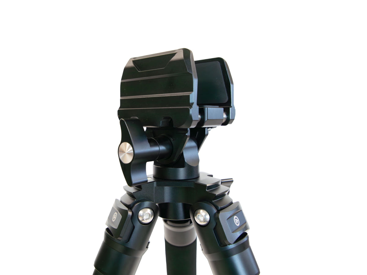 Double Tap Industries Stronghold Lite Aluminum Tripod w/Fixed Saddle Clamp Black 36mm