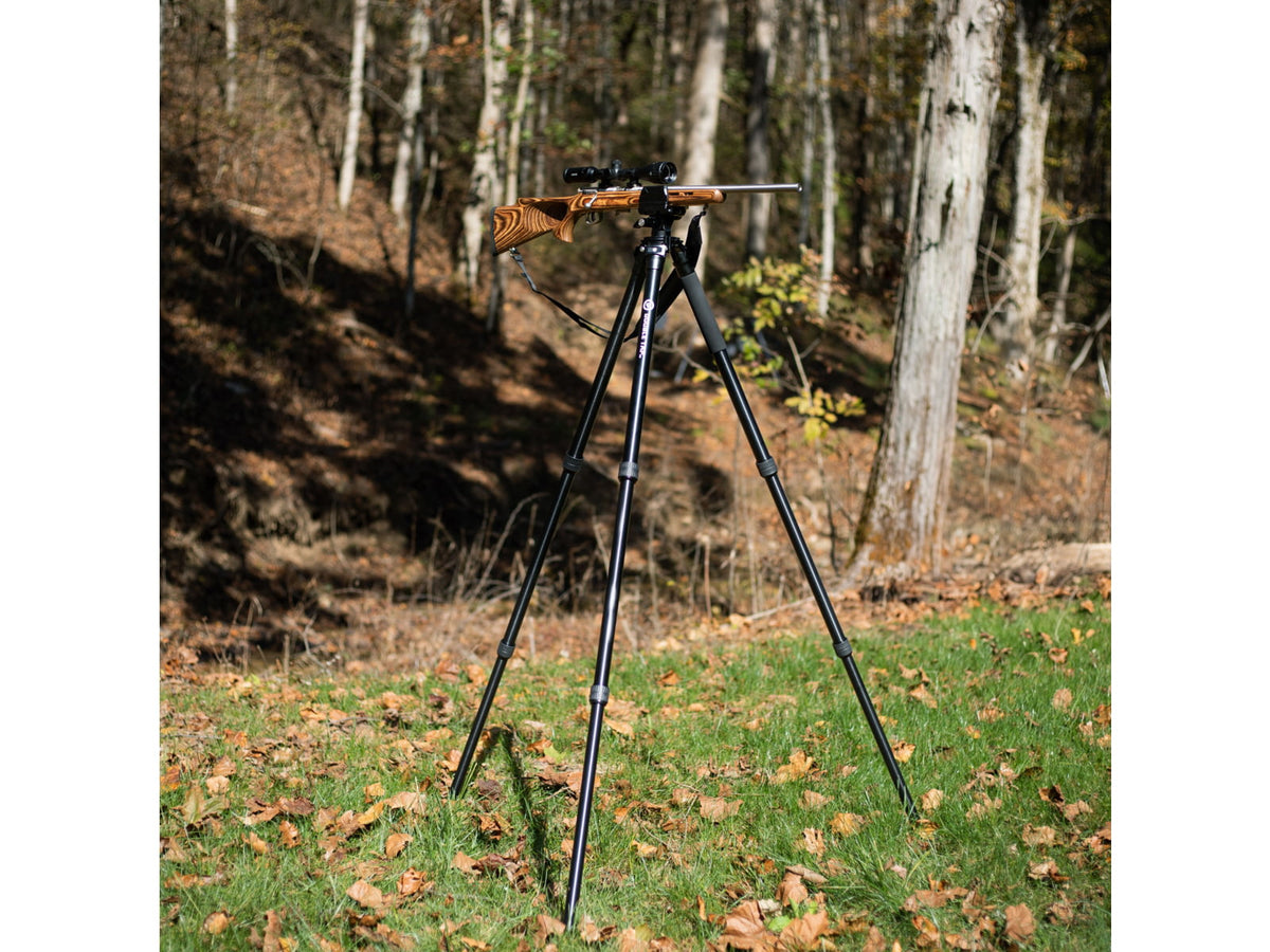 Double Tap Industries Stronghold Lite Aluminum Tripod w/Fixed Saddle Clamp Black 36mm