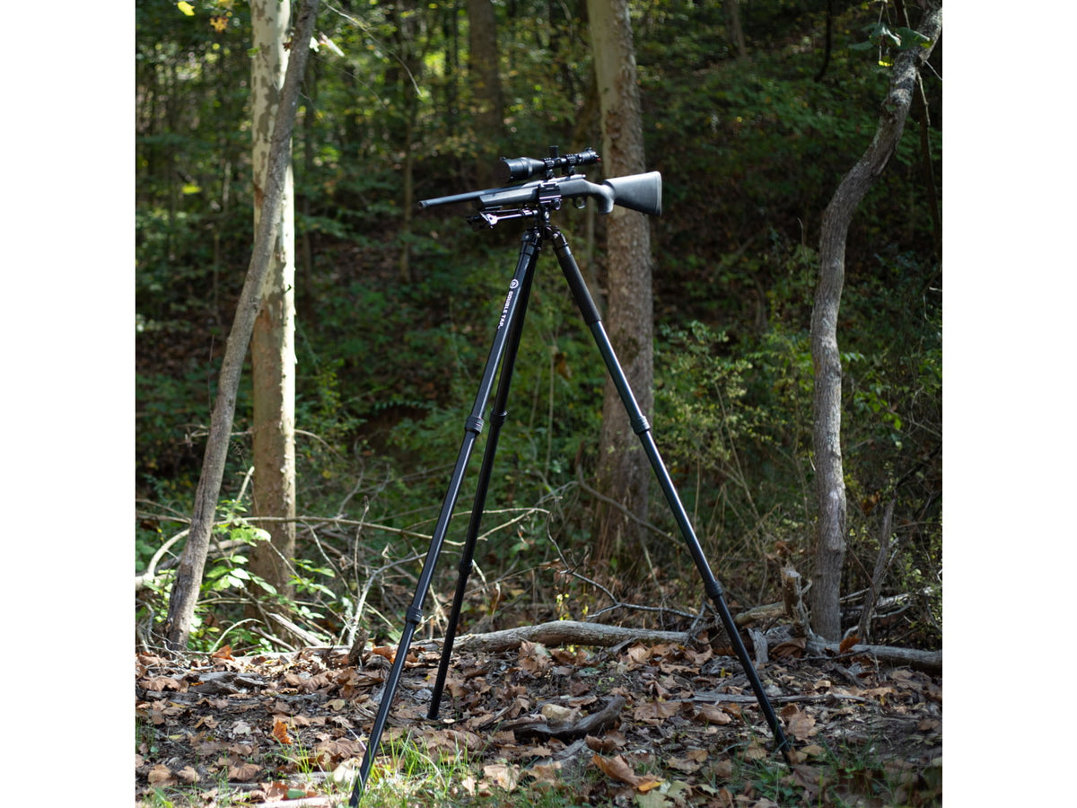 Double Tap Industries Stronghold Lite Aluminum Tripod w/Fixed Saddle Clamp Black 36mm