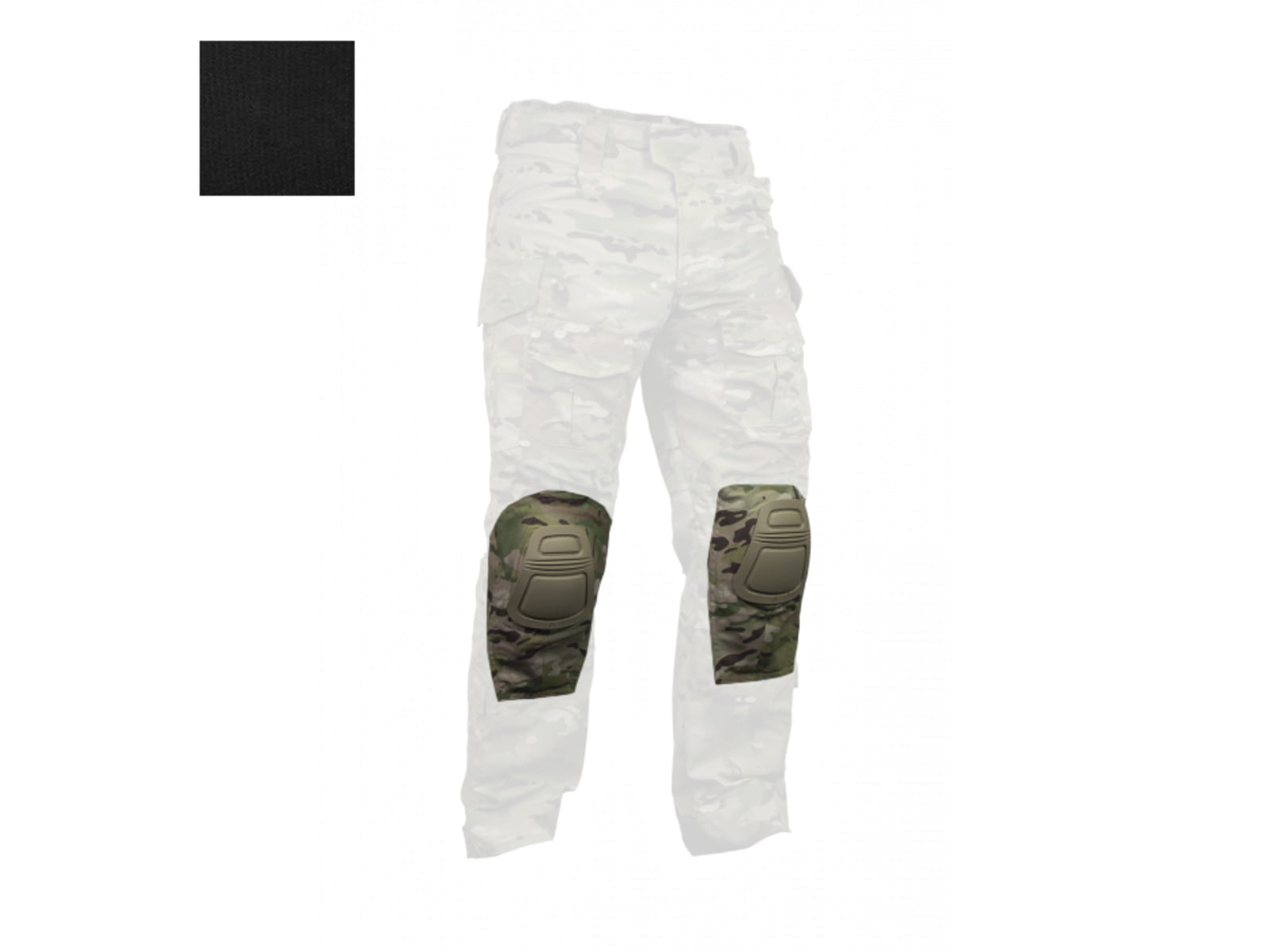 DRIFIRE / Crye Precision Field Pant Knee Pads Pair Black DF2-CR-550FP-KNEEPAD