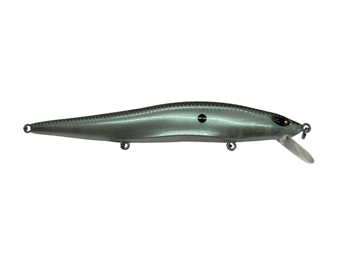 Duckett Fishing BD 115 Suspenfing Jerkbait Green Gizzard Shad 115 mm