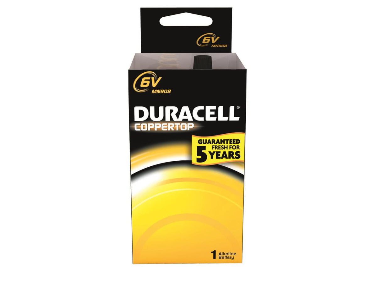 Duracell Coppertop Battery 6 Volt 1 pk. MN908