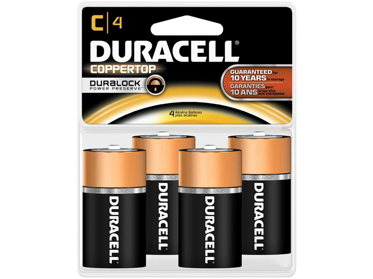 Duracell Coppertop Battery C 4 pk. MN1400R4ZX17