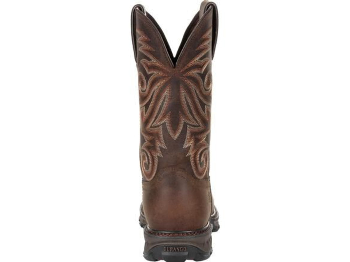 Durango Boot Maverick XP Steel Toe Western Waterproof 11 inch Work Boot - Men's Burly Brown