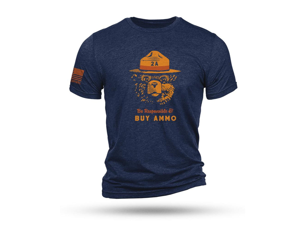 Nine Line 2A Bear Navy Triblend T-Shirt S 3D1C8A10 NV2ABEARTSTRINAVYS