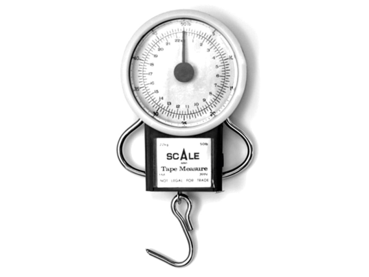 Eagle Claw 50lb Dial Scale w/Tape Measure 04070-003