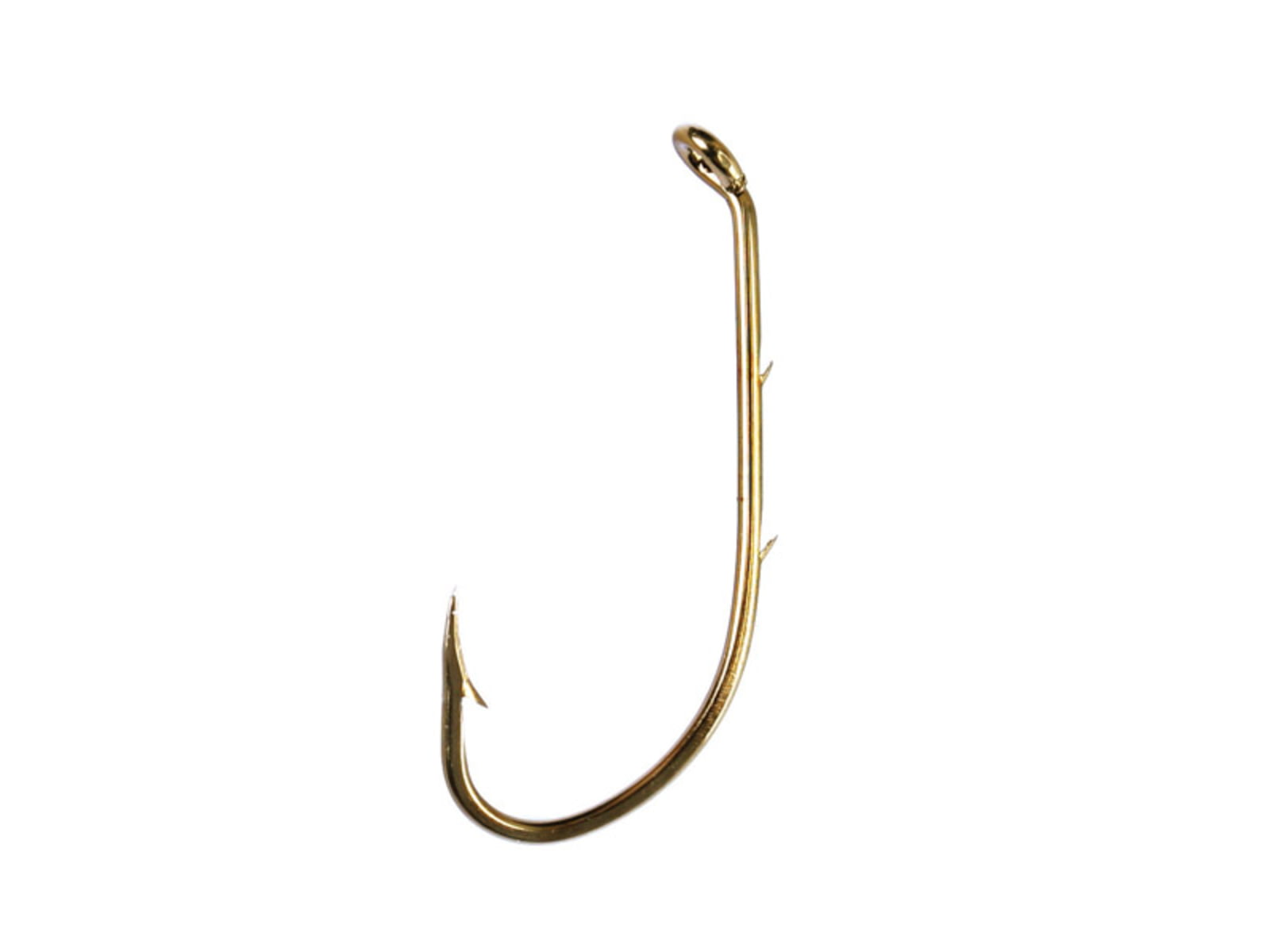 Eagle Claw Baitholder Hook Offset Claw Point Down Eye 2 Slices Forged Bronze 50-Box Hooks