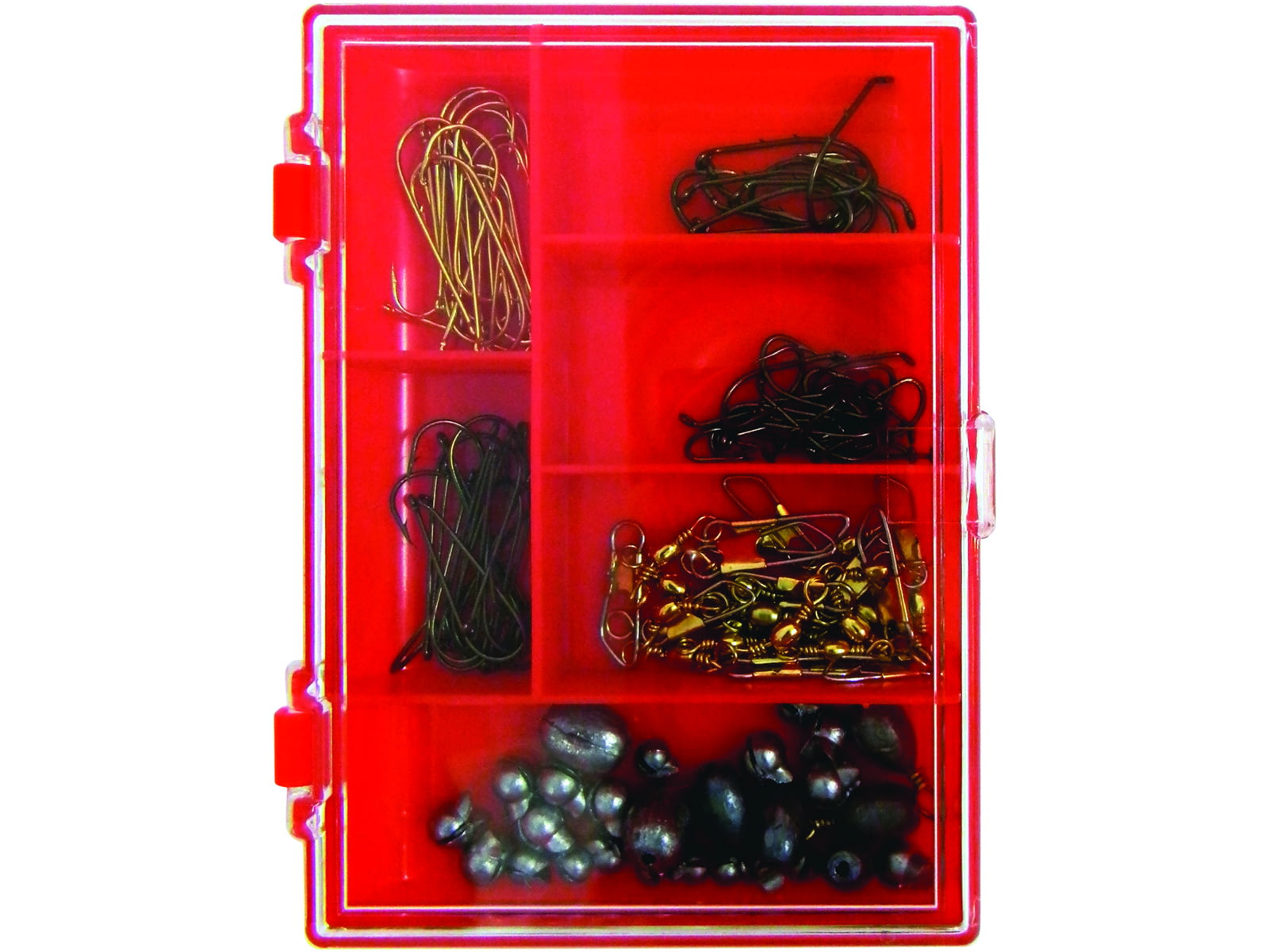 Eagle Claw Eagle Claw Hook Sinker And Swivel Assortment 122 per Pack HOOKSSASST