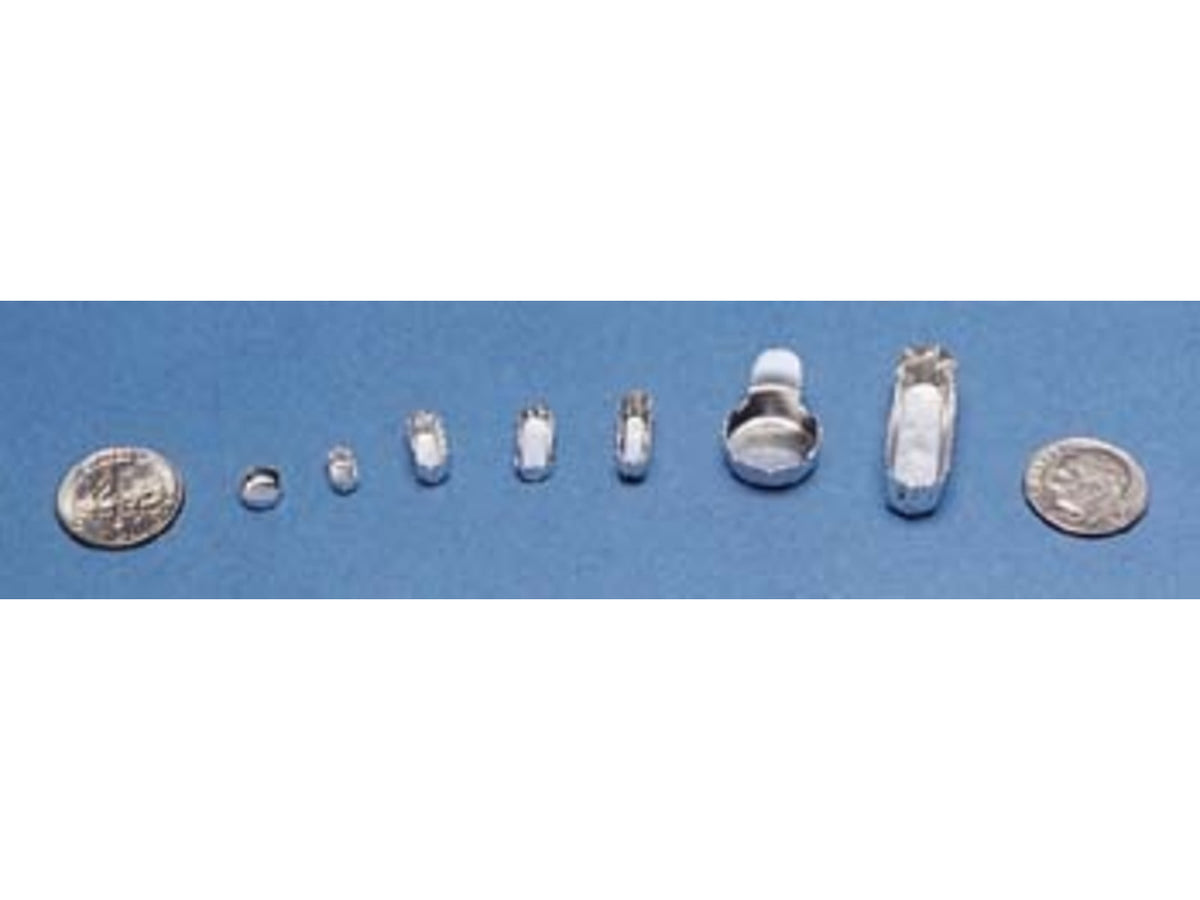 VWR Aluminum Micro Weighing Dishes MAWD-1100 Oval Weighing Dishes