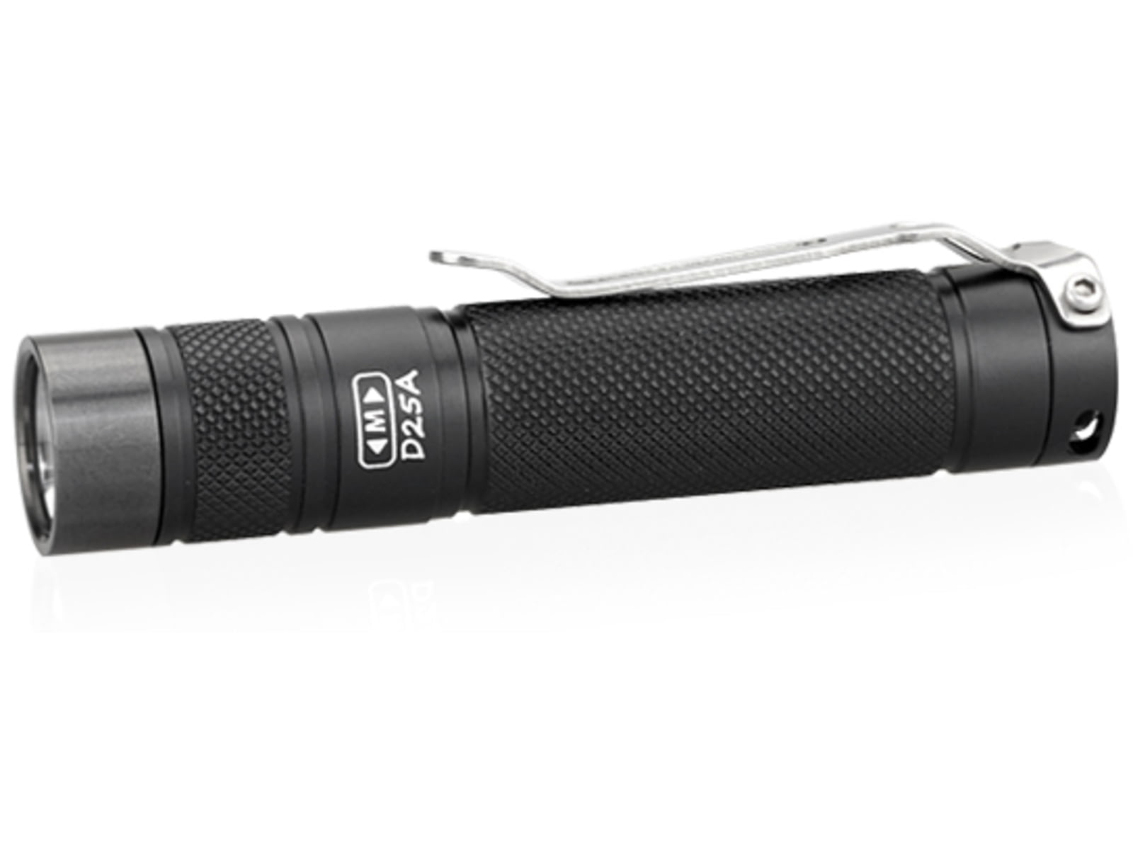 EAGTAC D25A Clicky XML2 U4 LED 229 Lumen Flashlight Black D25A-Clicky-XML2-CW