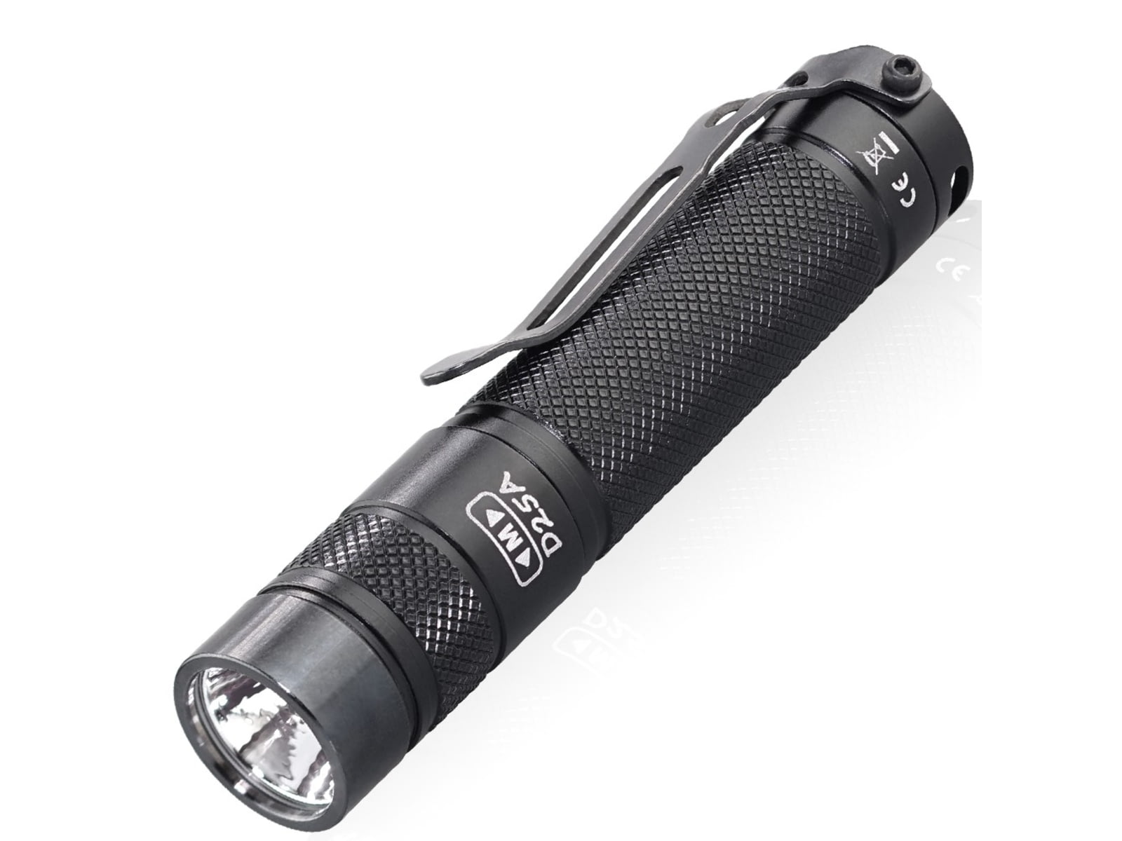 EAGTAC D25A RC MKII Flashlight UV-395nm LED 1800mW Black D25A-CLICKY-MKII-UV-395nm