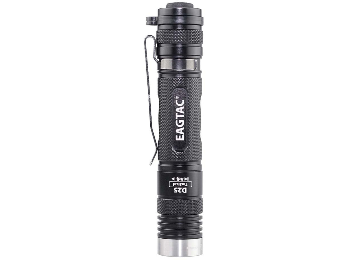 EAGTAC D25LC2 Tactica XML2 U4 LED Flashlight Medium Black 1374 lm D25LC2-Tactical-XML2-CW