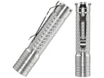 EAGTAC D3A TI Titanium XP-L HI 378 Lumen AA LED Flashlight Small Silver