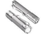 EAGTAC D3A TI Titanium XP-L HI 378 Lumen AA LED Flashlight Small Silver