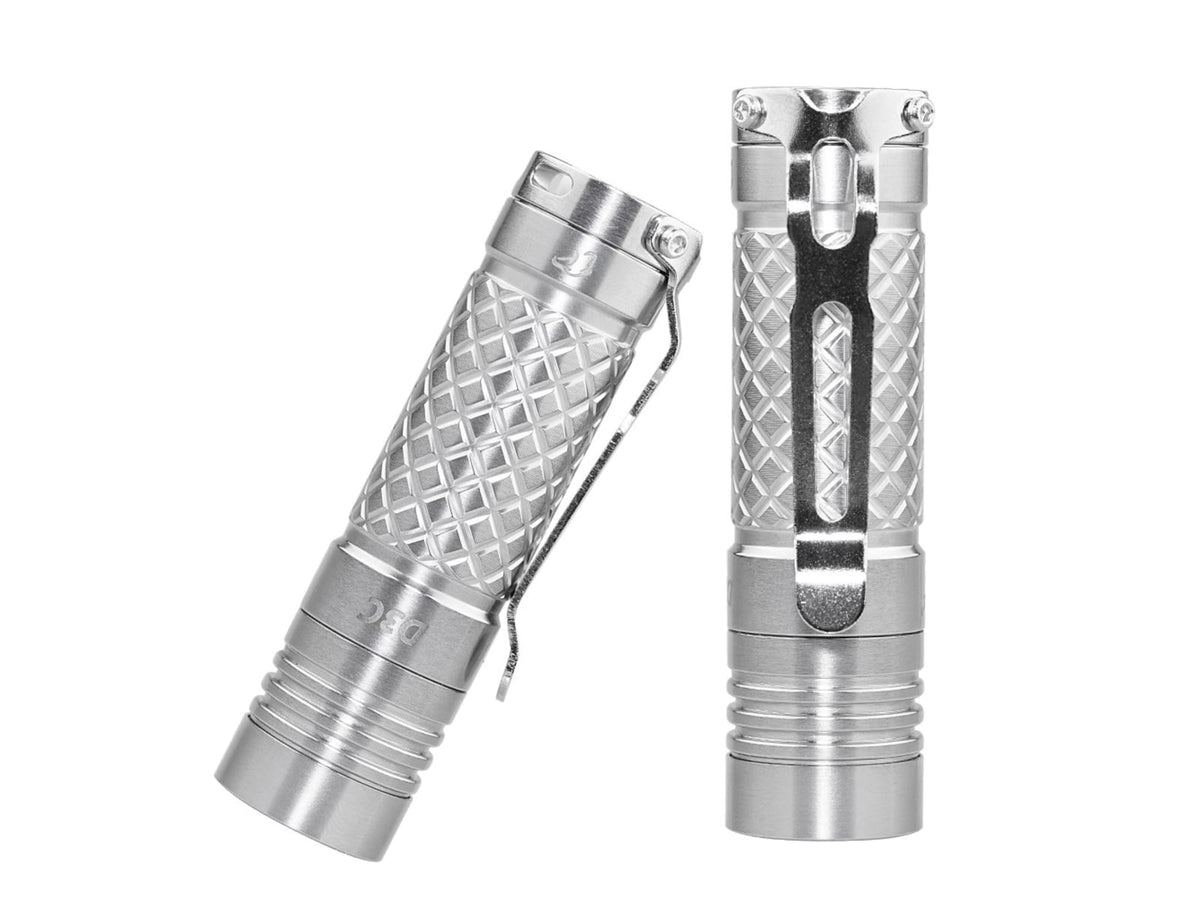 EAGTAC D3C RC Ti Flashlight Luminus SST20 CRI-95 4000K NW LED 510lm Silver