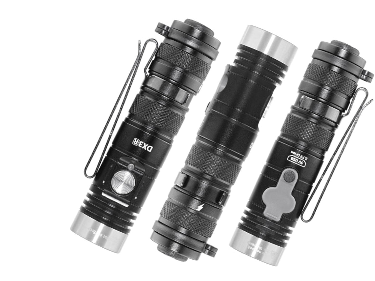 EAGTAC DX3B Clicky MKII SST70 LB LED Flashlight Black 3100lm