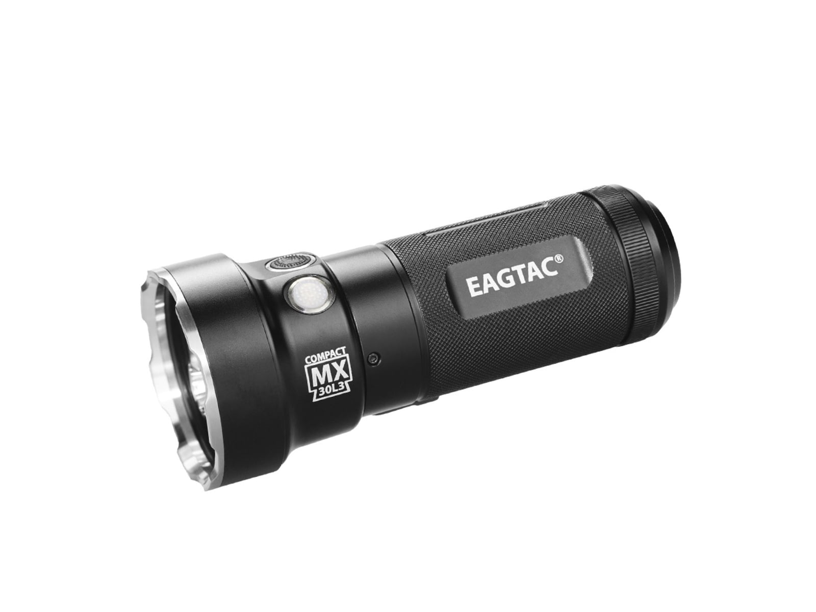EAGTAC M Series MX30L3-CR Base Flashlight 6 Nichia 219B 5700K CRI92 R9050 SW57 D220 LED 3600lm Black MX30L3CR-6SST20-NW