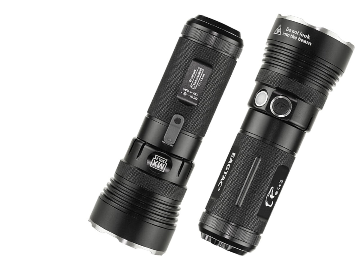 EAGTAC MX30L3-R Base Flashlight XHP70 N2 NW LED 4322lm Black MX30L3R-XHP70-BASE-NW