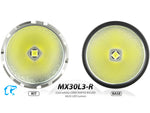 EAGTAC MX30L3-R Base Flashlight XHP70 N2 NW LED 4322lm Black MX30L3R-XHP70-BASE-NW