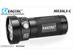 EAGTAC MX30L3-C Flashlight 6 Nichia 219B CRI-92 LED 3000lm Black