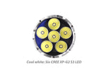 EAGTAC MX30L3-C Flashlight 6 Nichia 219B CRI-92 LED 3000lm Black