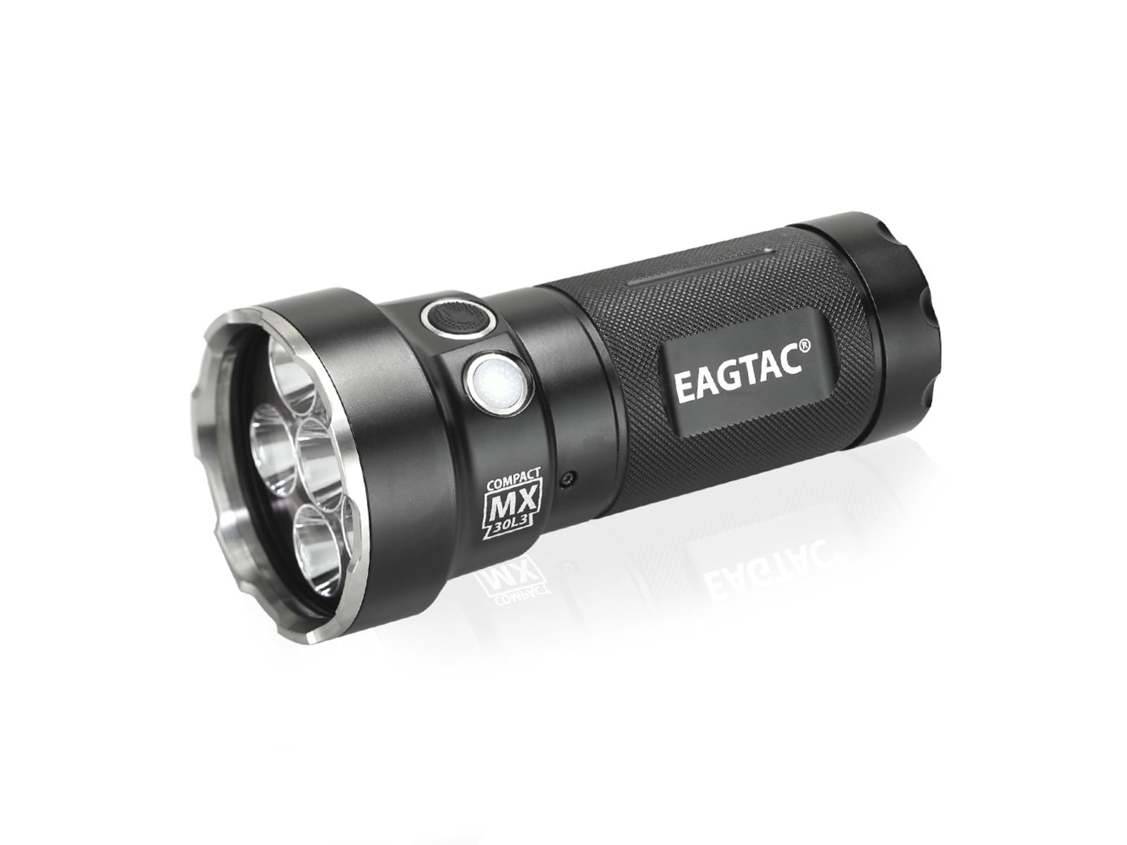 EAGTAC MX30L3-C Flashlight 6 Nichia 219B CRI-92 LED 3000lm Black