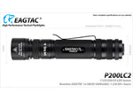 EAGTAC P200LC2 Flashlight