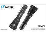 EAGTAC S200C2 Flashlight XM-L2 U4 CW LED 1278lm Black