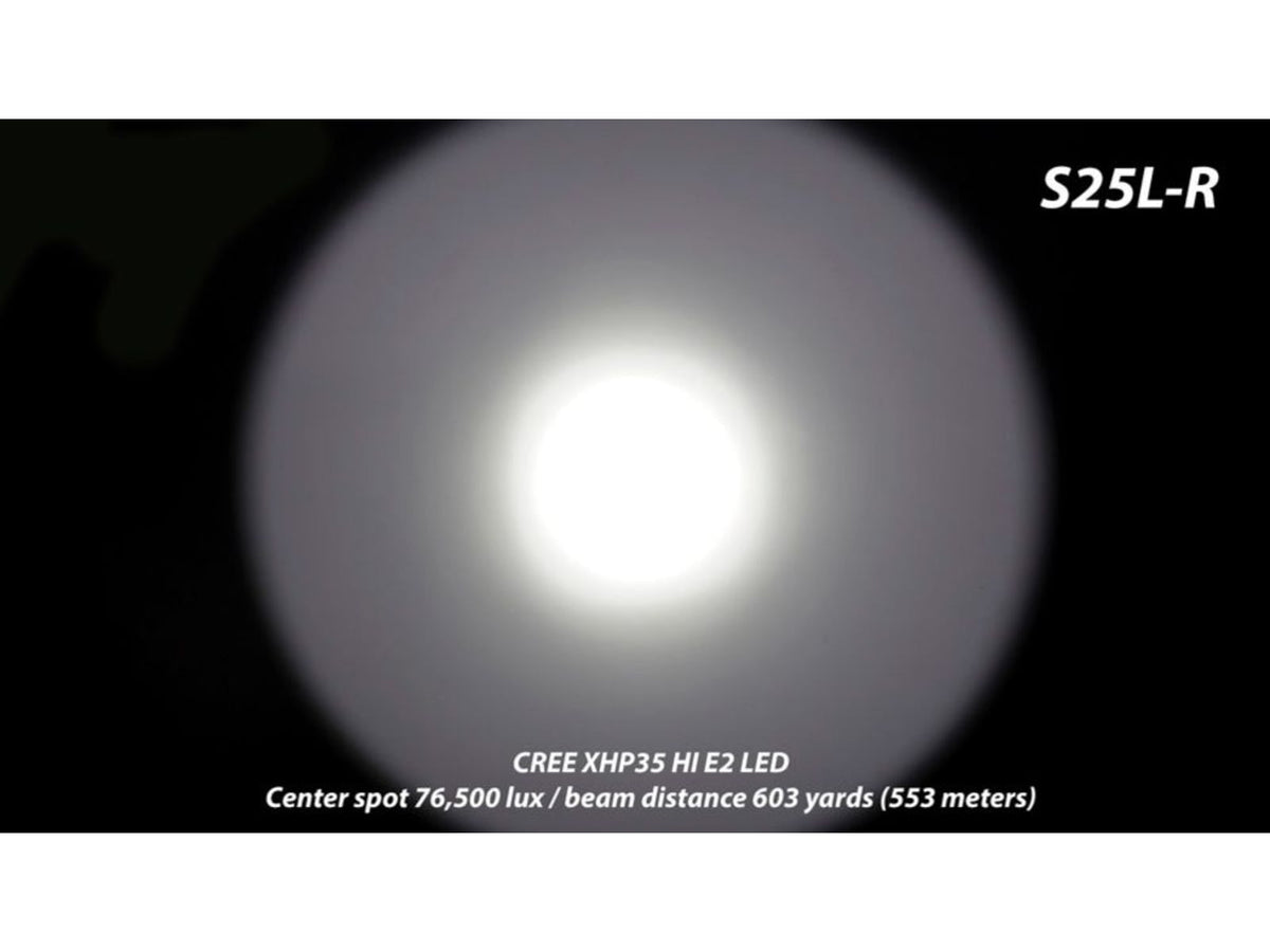 EAGTAC S25L-R Flashlight Kit XHP35 HI NW LED 1750lm Black S25LR-XHP35-HI-KIT-NW