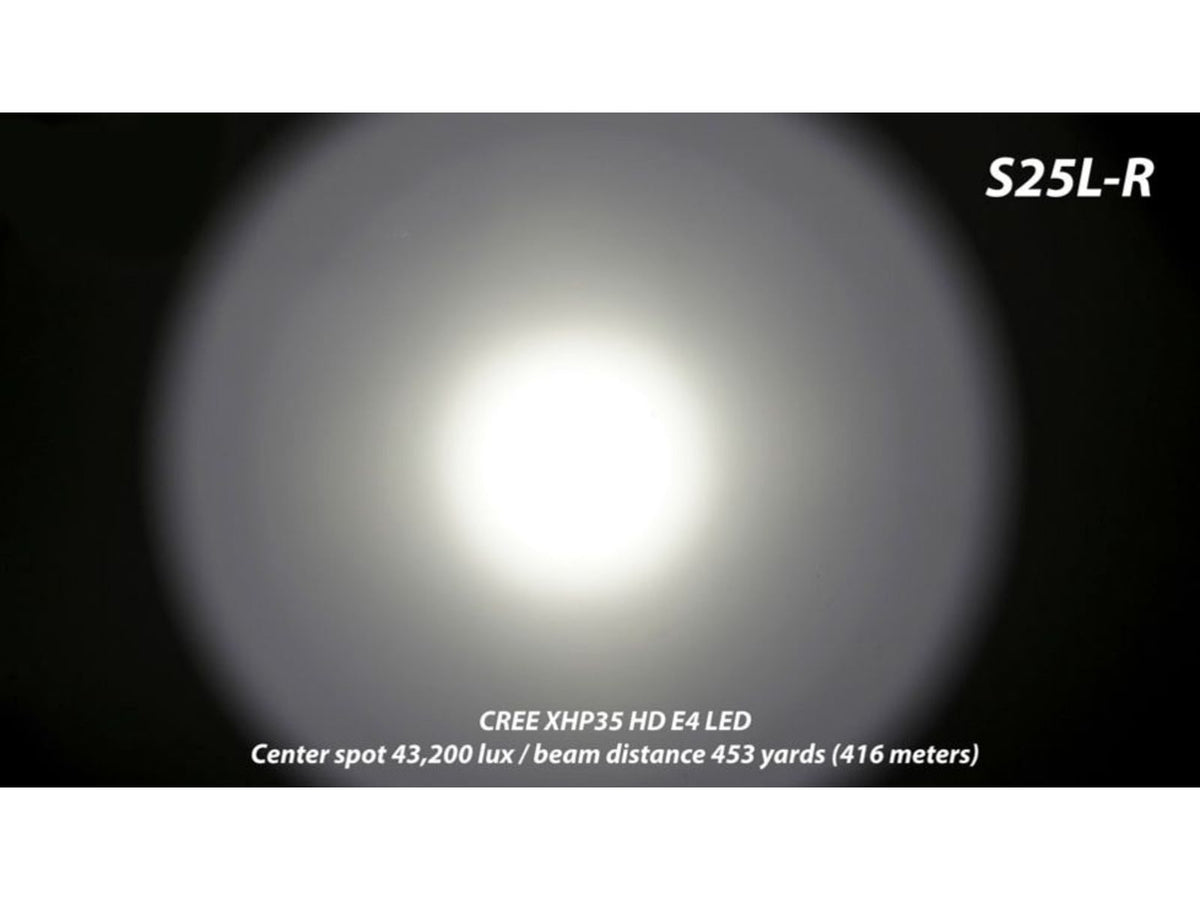 EAGTAC S25L-R Flashlight Kit XHP35 HI NW LED 1750lm Black S25LR-XHP35-HI-KIT-NW