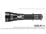 EAGTAC S25L-R Flashlight Kit XHP35 HI NW LED 1750lm Black S25LR-XHP35-HI-KIT-NW