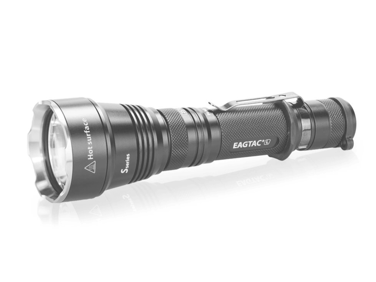 EAGTAC S25L-R Flashlight Kit XHP35 HI NW LED 1750lm Black S25LR-XHP35-HI-KIT-NW