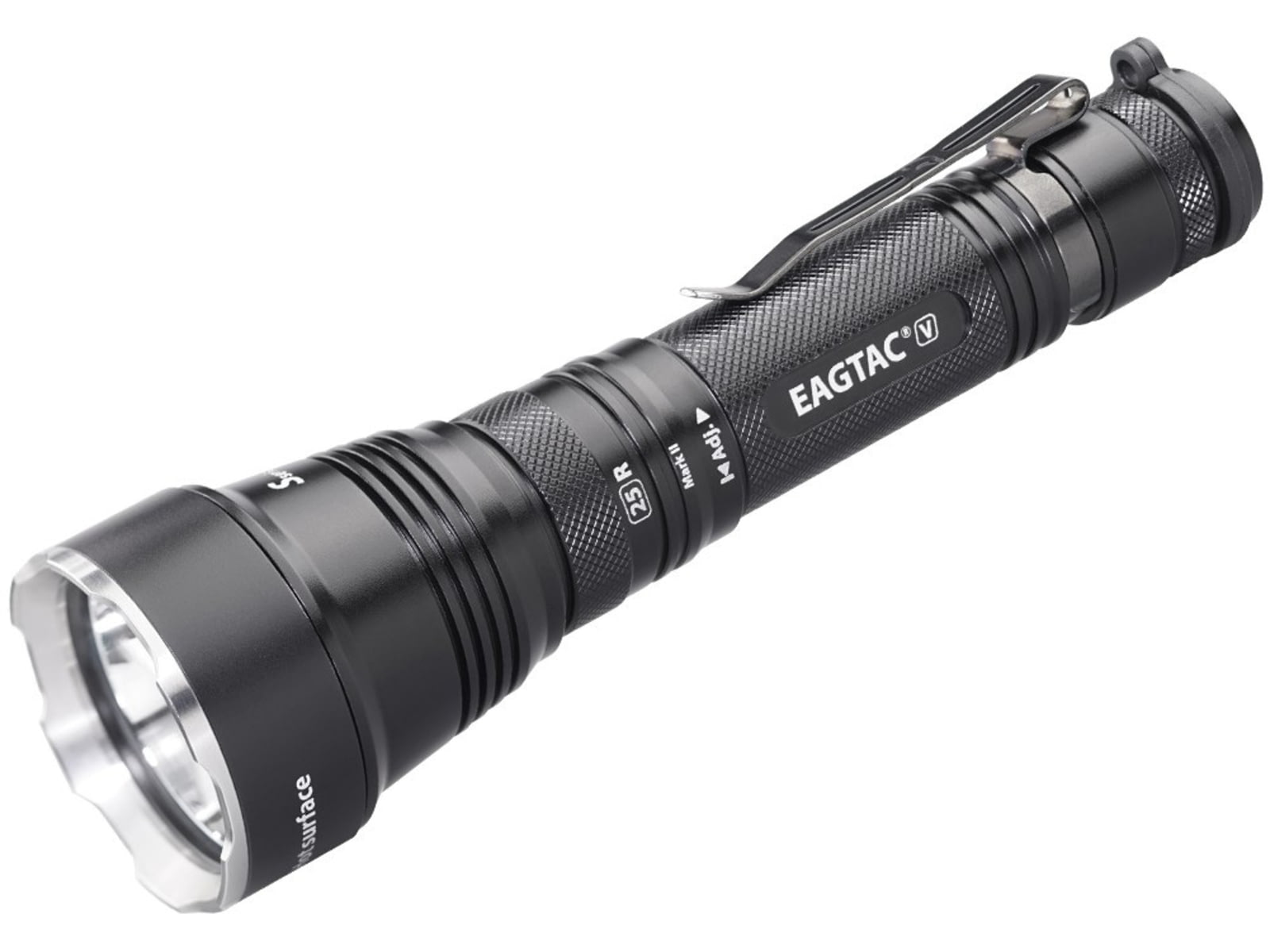EAGTAC S25V Flashlight CSLPM1 CW LED 1200lm Black S25V-CSLPM1-CW