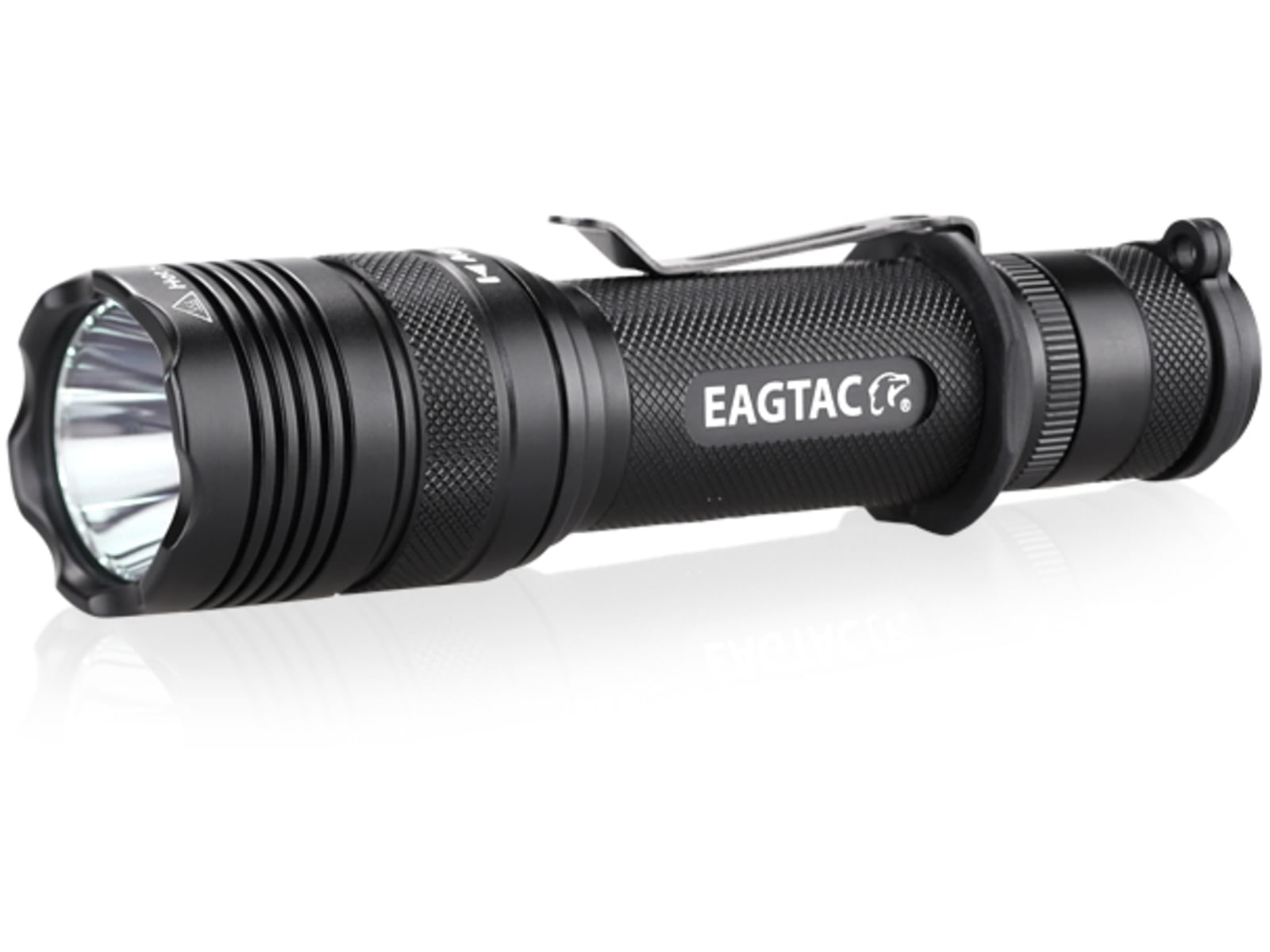 EAGTAC T200C2 XML2 U4 1277 Lumen Tactical Flashlight Medium Black T200C2-XML2-BASE-CW