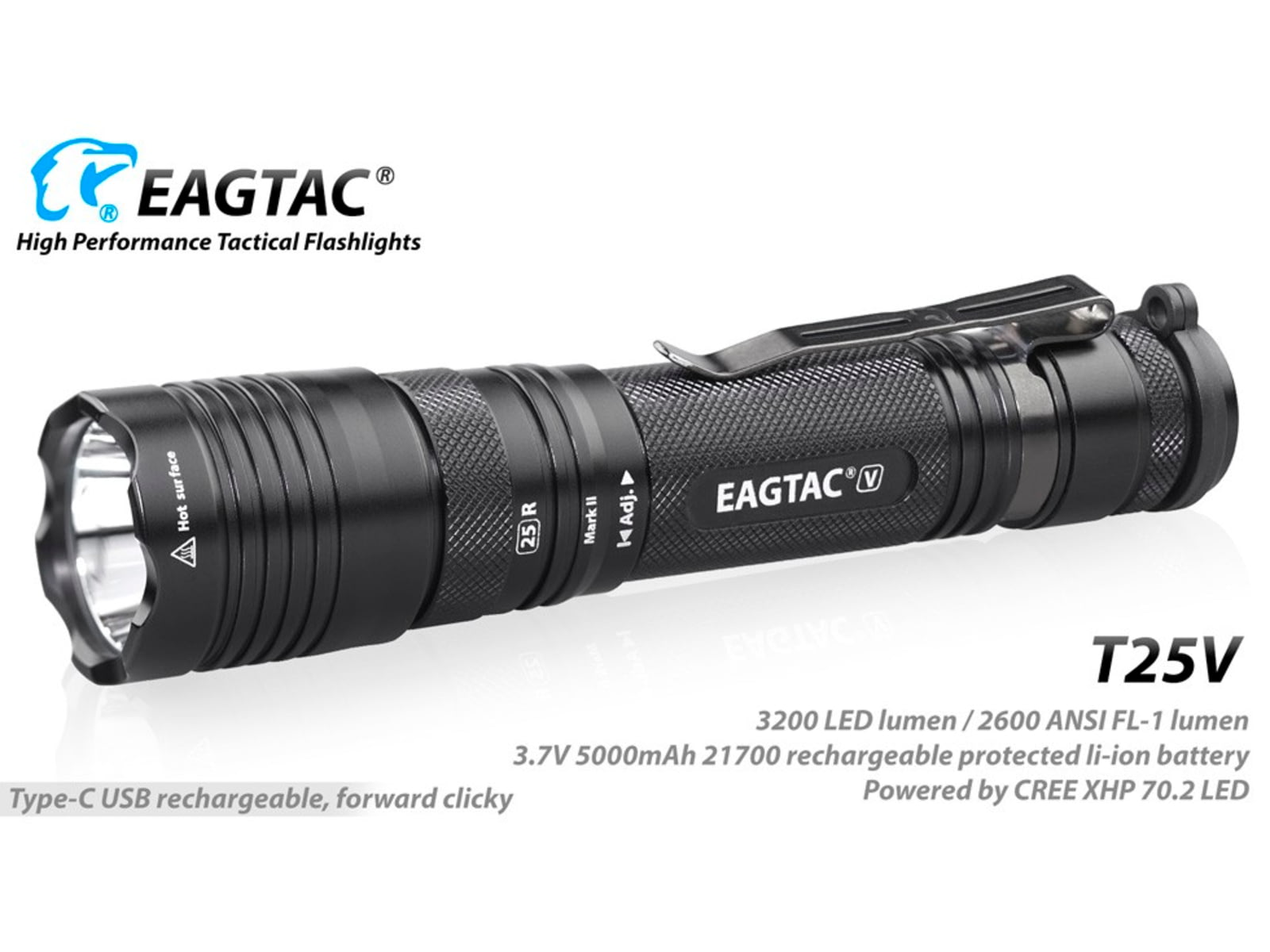 EAGTAC T25V Flashlight