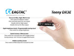 EAGTAC Teeny DX3E Flashlight SST20 NW LED 930lm Black Teeny