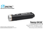 EAGTAC Teeny DX3E Flashlight SST20 NW LED 930lm Black Teeny
