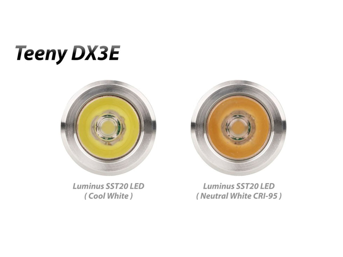 EAGTAC Teeny DX3E Flashlight SST20 NW LED 930lm Black Teeny
